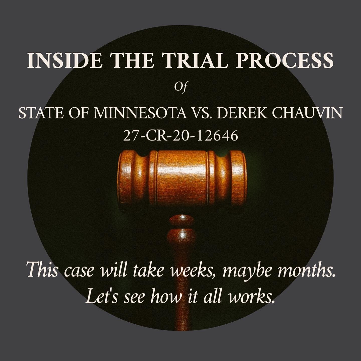 The Derek Chauvin trial is just around the corner and boy can we feel it in the air.
﻿
﻿We can also see from social media posts and the news that there is a significant amount of misunderstanding and even misinformation being perpetuated about how th